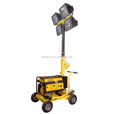 China ROAD Construction Light Duty Light Towers With Gasoline Generator Powered for sale