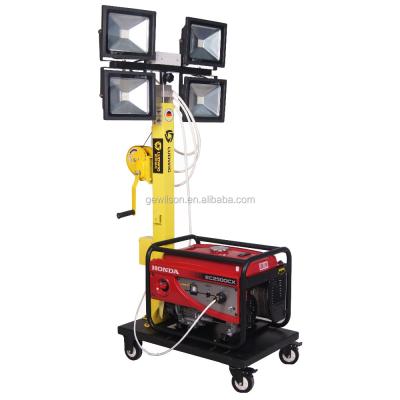 China Portable ROAD Construction Tower Light with Generator Gasoline for sale