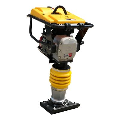 China Building Material Stores 87KG 10KN Gasoline / Diesel Soil Jumping Jack Compactor Vibrator Tamping Rammer for sale