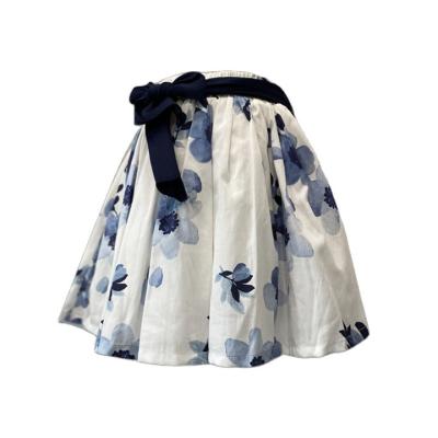 China High Quality Comfortable Girls Skirt Anti-wrinkle OEM Copy Woven Belt Short Skirts ODM Suppliers 3-7 Years Old for sale