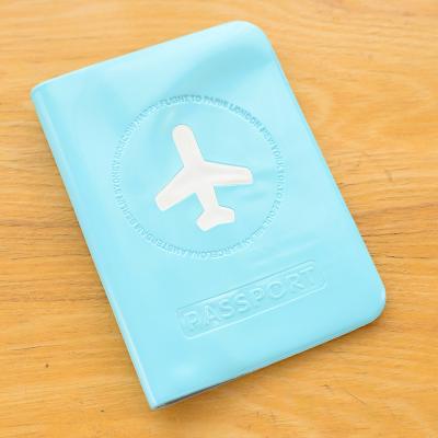 China Cute Korean Passport Cover Pattern Aircraft Fashion Stationery Passport Handle for sale