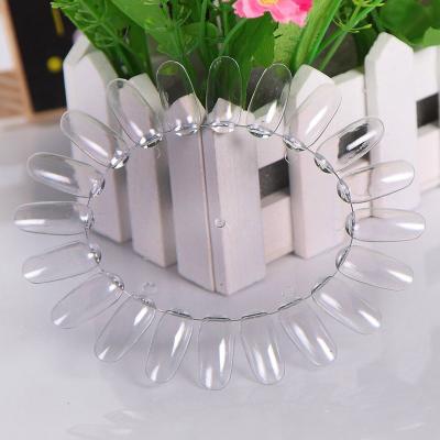 China Fashion Clear False Nail Art Displays UV Nail Polish Glue Display Wheel Design For Beauty Nails Tool Kit for sale