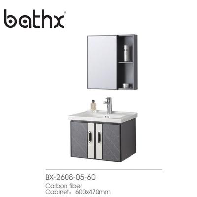 China Quality Guaranteed Modern Hot Sale Carbon Fiber Bathroom Vanity Color Cabinet for sale