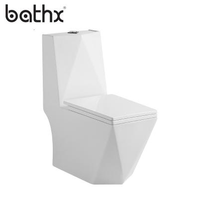 China Popular Double-Flow Design China Manufacture One Piece Ceramic Toilet for sale