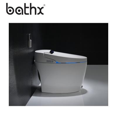 China Hot Selling Double-flow Cheap One-piece Bathroom Wc Intelligent Electric Bidet Toilet for sale