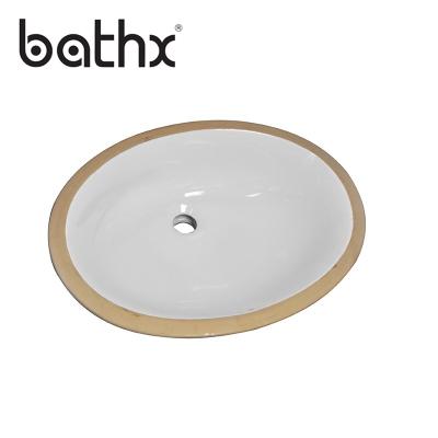 China Shampoo sinks bathroom washbasin sink oval under counter basin for sale