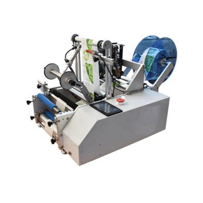 China Semi Automatic Desktop Small Food Round Bottle Labeling Machine With Coding Machine for sale