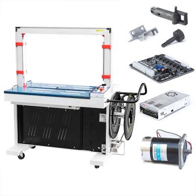 China Food CE Automatic Box Carton Case Packing Machine Pipe Roll Tying Machine With PP for sale