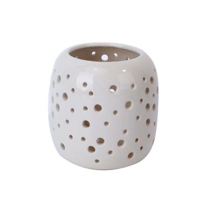 China Home Decoration Ceramic Vase Candle Holder For Home Decor for sale