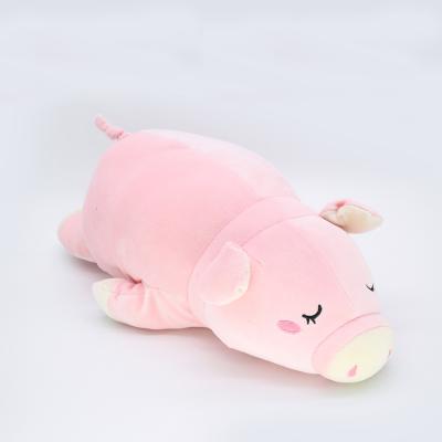 China Environmentally Friendly Eco-Friendly Stuffed Pink Pig Plush Toy for sale