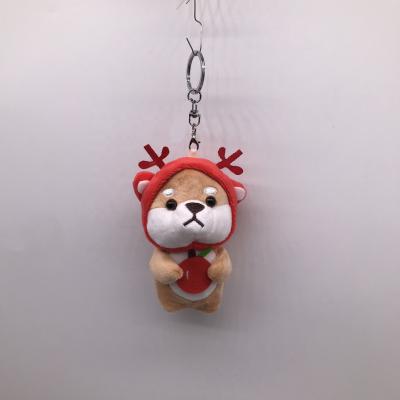 China Wholesale Eco-Friendly Plush Eco-Friendly Animal Hamster Key Chain With Cute Hat for sale