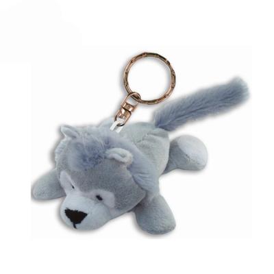 China Wholesale Eco-friendly Wolf Stuffed Animal Key Chain Plush Toys for sale