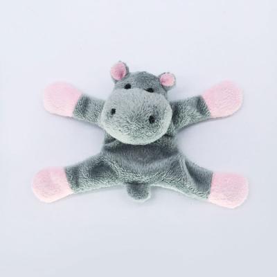 China Plush Stuffed Animal Hippo Fridge Magnet for sale