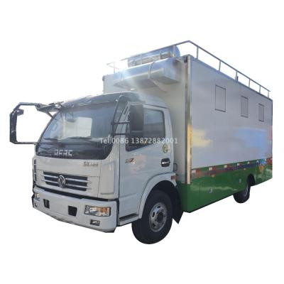 China Vegetable Processing Factory DONGFENG DLK Large Mobile Chinese Food Truck Mobile Canteen with Kitchen Equipment for sale