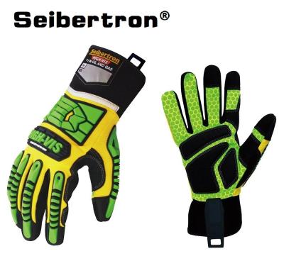 中国 Touch Screen Use Seibertron High-Strength Touch Recognition Work Gloves GEL Padded Palm Impact Protection Grip Gloves Oilfield Super Work Gloves 販売のため