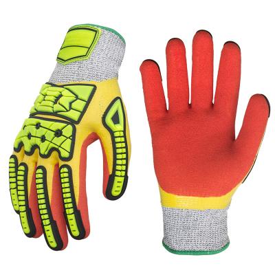 Chine Seibertron 05 HPPE Flexible Hand Protection S-Flexible TPR Work Sandy Nitrile Cut Resistant Heavy Duty Impact Gloves à vendre