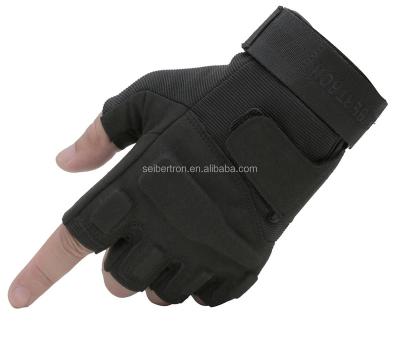 China Durability Light Weight Washable Fingerless Cloth Sweat Seibertron S.O.L. A.G Fingerless Gloves Outdoor Tactical Half Finger Military Gloves en venta