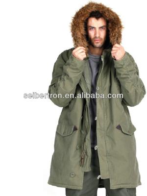 China Anti-wrinkle Seibertron Thin Fit Cotton N-3B Coat Men's Winter Thin Fit Coat Dust Coat for sale