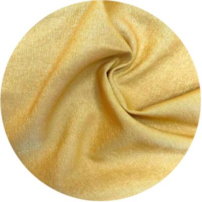 China 199gsm Anti Pill Edelmut Blow Down Feel Texture Nylon Glitter Viscous Rayon Soft Shiny Fabric for sale