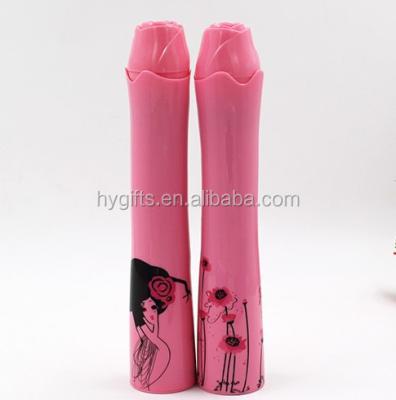 China Polyester China Factory Promotional Pink Bottle Shape Umbrella for sale