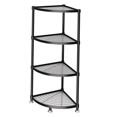 China Kitchen Pantry Storage Bin Viable Wheels With Sliding Revolving Rail Organizer Containers Matte Black Top Modern 1 Piece for sale