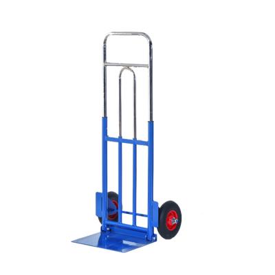 China Easy Folding Industrial Hand Trolley For Stairs Heavy Duty Platform Trolley Heavy Duty Zhejiang Steel Frame Trolley Aluminum Pushing Overhead Mobile Beam for sale