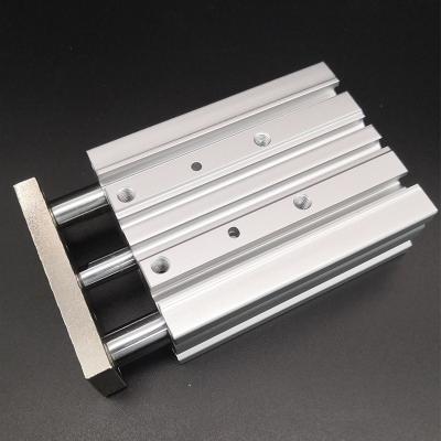 China Building Material Stores MGPM12X10 MGPM12X20 MGPM12X25 MGPM12X50 MGPM12X75 MGPM12X100 MGPM12X125 Tri Rod MGPL TCM TCL Pneumatic Cylinder for sale