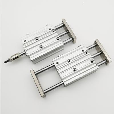 China Building Material Stores MGPM20X20 MGPM20X25 MGPM20X50 MGPM20X75 MGPM20X100 MGPM12X125 Tri Rod Pneumatic Cylinder MGPL TCM TCL for sale