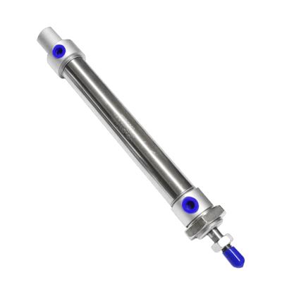 China Building Material Shops Manufacturer 1.0Mpa Professional Two Way Mini Stainless Steel Pneumatic Cylinder Sealing With 1 Year Warranty for sale