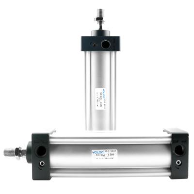 China Acting Type Building Material Shops SU Series Aluminum 25mm-1000mm Double Load Pneumatic Cylinder With Available Accessories for sale