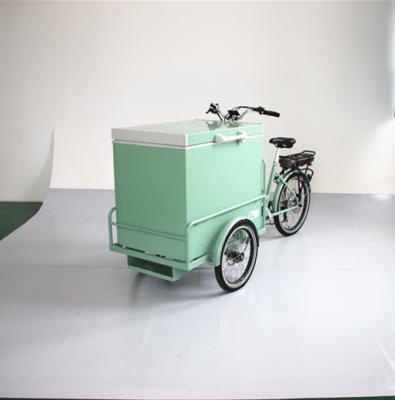 China China Factory Supply High Quality Steel Drift Ice Cream Truck Electric Tricycle for sale