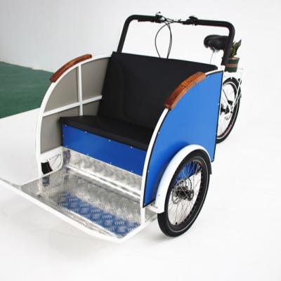 China Passenger Passenger Tourism Advertising Ester Electric Rickshaw Pedicab For Sale for sale