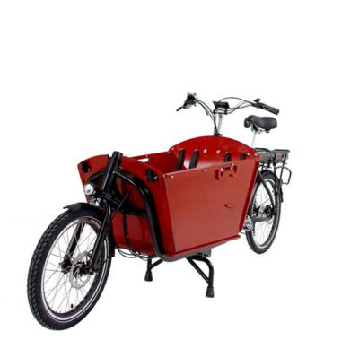 China Aluminum alloy two wheels electric cargo bike for adults bakfiets electric cargo bike bicycle for sale for sale