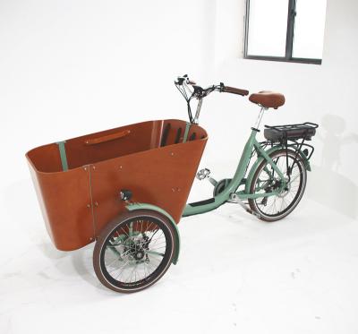 China 3 wheel steel electric passenger tricycle cargo bike with factory price for sale for sale