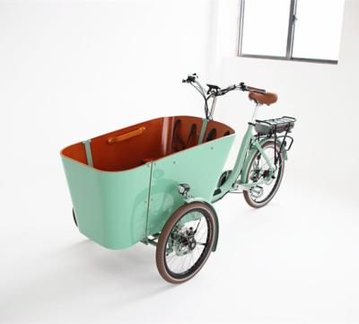 China Factory price 3 wheel aluminum alloy cargo tricycle cargo bike kids electric cargo tricycle cheap for sale