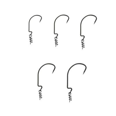 China Sofe Lures 10pcs High End Box Hooks Carbon Steel Mini Minnow Bass Crank Bait Bulk Fishhook for sale