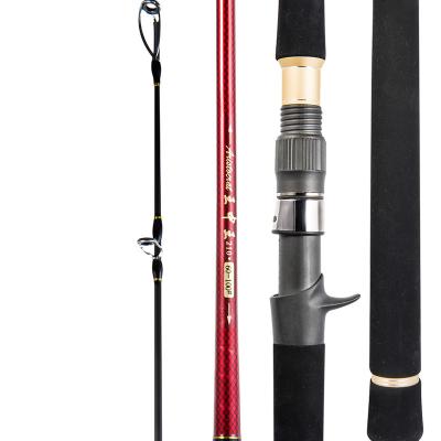 China High quality carbon fiber boat fishing rod heavy seawater big game trolling fishing rod for sale