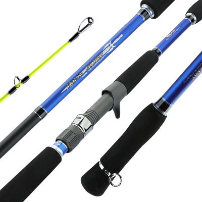 China High Quality 1.8m-2.7m Carbon Fiber Boat Fishing Rod Heavy Trolling Seawater Spinning Fishing Tapping Rod for sale