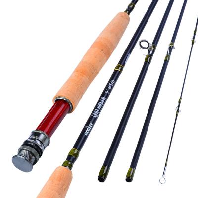 China Wholesale Carbon In Stock 8'/9' High Carbon Fishing Rod Cork Handle Drive Fishing Rod Lure Rod for sale