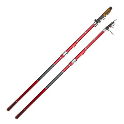 China 30T Carbon Fiber 4.2m/4.5m/5.3m Fishing Rod Sea Fishing Rod Super Hard Spinning Lure Telescopic Rod for sale