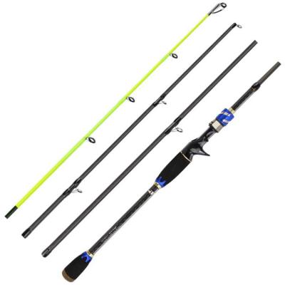 China Sports 4 section rod sub-pole china deep sea fiberglass pole-insert fishing rod WH-R023 for sale