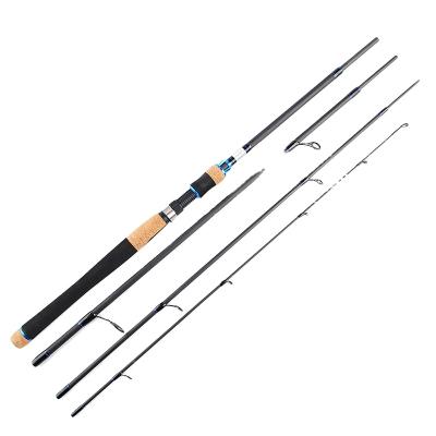 China Bassmaster Carbon Fishing Rod OEM 4 High Carbon Custom Section Lure Low MOQ Rod Spin Casting Wholesale Price for sale