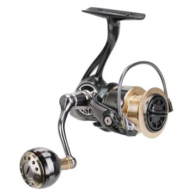 China Full aluminum alloy best quality 9+1BB saltwater metal aluminum alloy fishing reel mulinelli DA spinning PESCA for sale