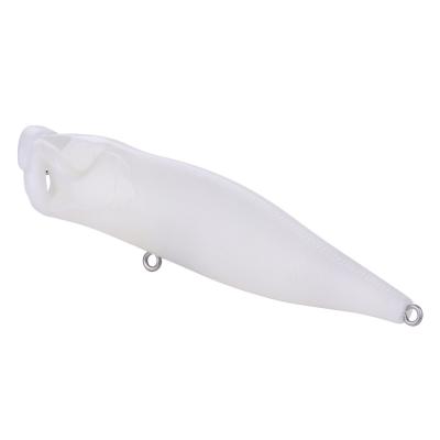 China wholesale 90mm Bionic Body Water Surface System Noise Bait Bait Plastic Plastic Bait White HH-6023 for sale