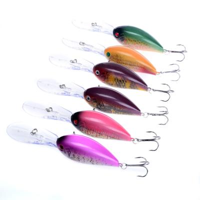 China Plastic Advanced Fishing Lure 11cm Wobblers 18g Crankbaits Distant Fat Bait Hard Bait With Retail Box for sale