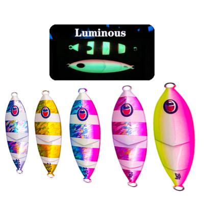 China Lead 80g 120g 150g 200g 250g Fishing Lure Spoon Spinnerbait Metal Bait Bass Tuna Lures Jig Lead Minnow PESCA Building Tackle for sale