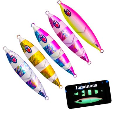 China Toplure 80g 120g 150g 200g 250g Lead Distance Deep Sea Water Lead Metal Vertical Downhill Building Lures for sale