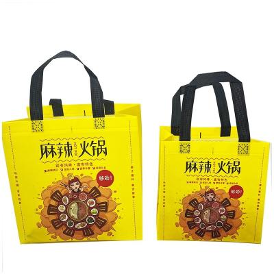 China Low Moq Folding Factory Direct Customized Spunbond Nonwoven Fabric Shopping Bag Eco Friendly for sale