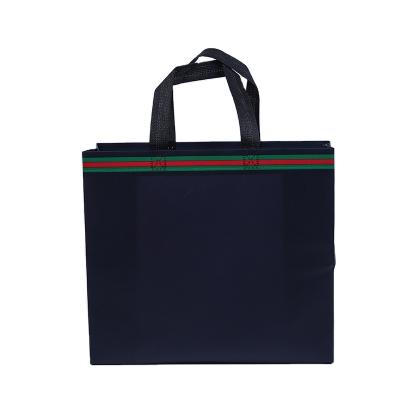 China Shop Folding Paper Bag Shopping Bags Custom Logo Printed Branded Shopping Bags for sale