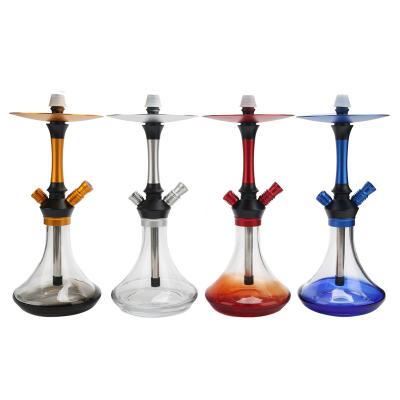 China Eco-friendly living room furniture sheesha hookah set stainless steel hooka design shisha flavor metal shisha hookah glass wholesale for sale